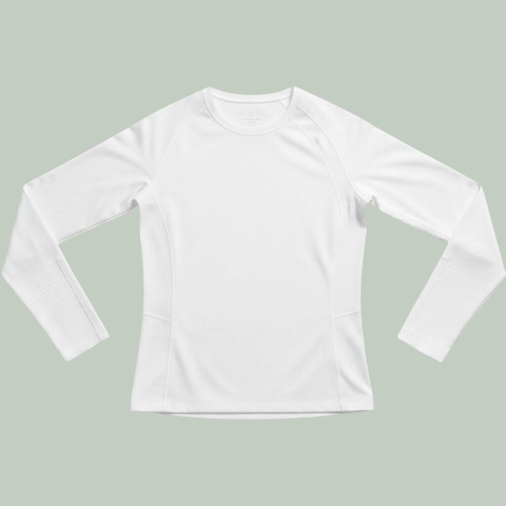 Lululemon Swiftly Tech Long Sleeve Shirt Size 4 White Running Training Top